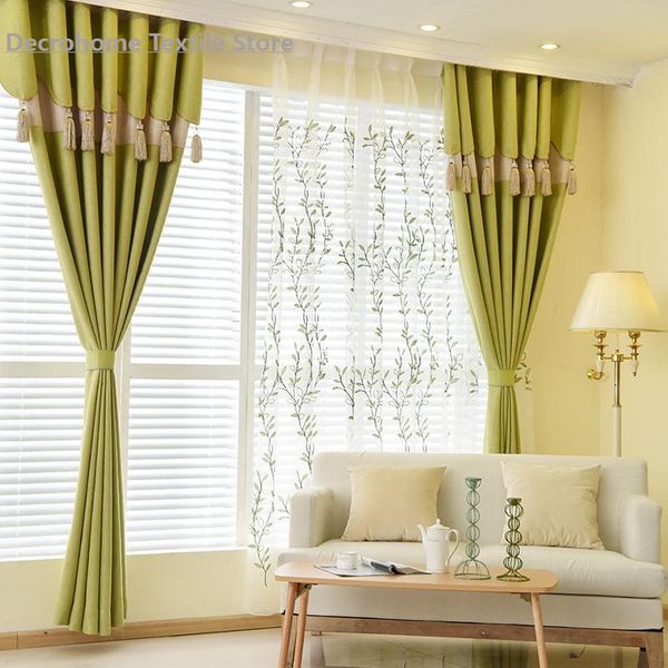

curtain & drapes fabric supply customized simple living room floor-to-ceiling windows high window blackout curtains finished products