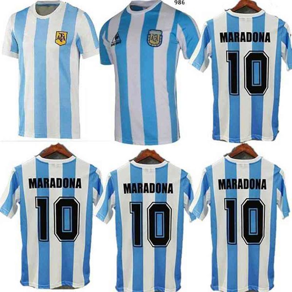 

men's tracksuits.. 1986 world cup argentina jersey no.10 maradona commemorative soccer jersey, Gray