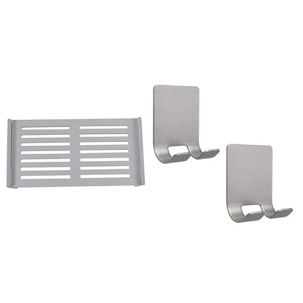 

hooks & rails promotion 2 pcs razor holder shaver hook hanger stand bathrobe coat 1 wireless wifi router storage box