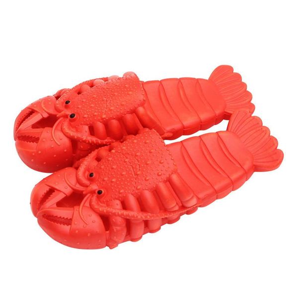 

home shrimp slippers shoes man cute beach family women summer funny, Black