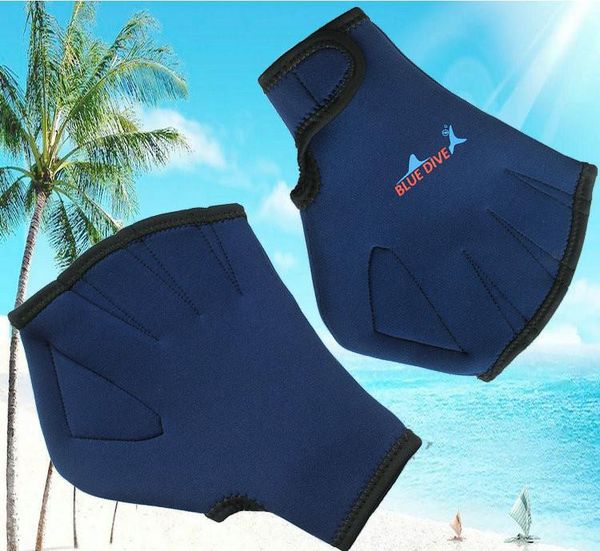 

fins & gloves 2mm swimming diving paddle hand webbed swim training scuba equipment surfing water