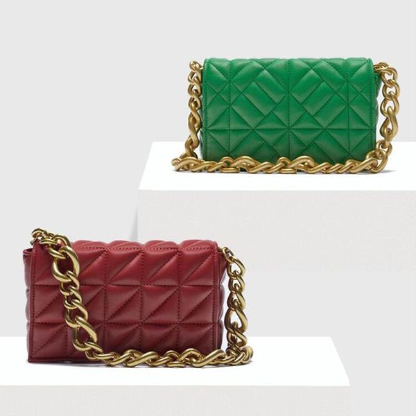 

evening bags pu leather quilted woman bag brand designer zaraing for women trend chain purses luxury shoulder 2021 autumn original