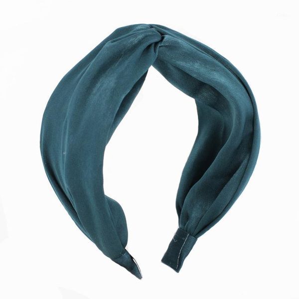 

solid color twist headband for women wholesale hair accessories fashion fabric cross hairbands1