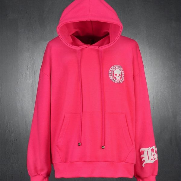 

65% off outlet online store warm and loose in winter large thickened sweater pullover sports fitness men's casual hoodie, Black