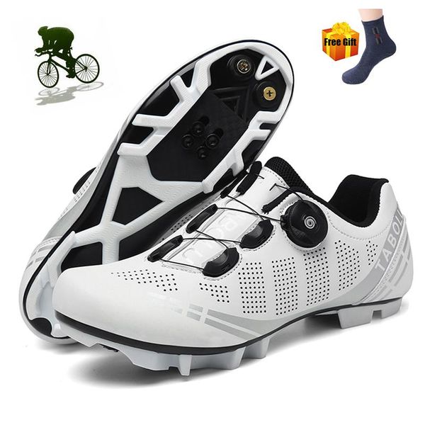 

cycling shoes men racing spd pedal road bike professional outdoor sapatilha ciclismos mountain bicycle sneakers footwear, Black