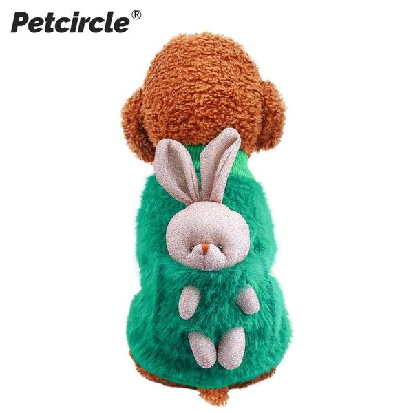 

pet dogs cats pockets stuffed warm qiu dong cat dog clothes dress shirt back feet apparel