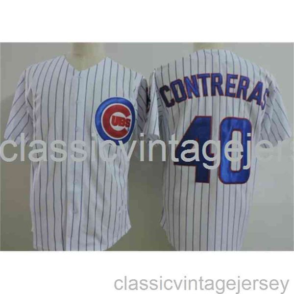 

embroidery wilson contreras american baseball famous jersey stitched men women youth baseball jersey size xs-6xl, Black