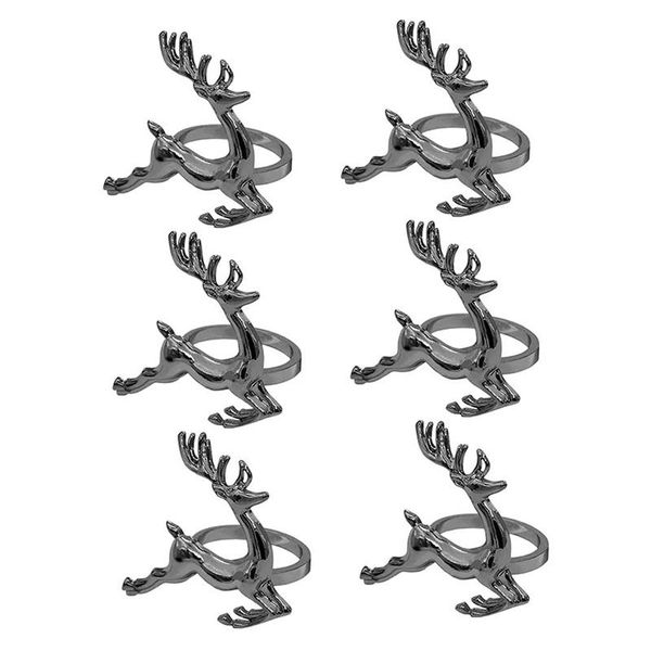 

deer napkin alloy buckle serviette holder wedding party ring deskdecoration rings