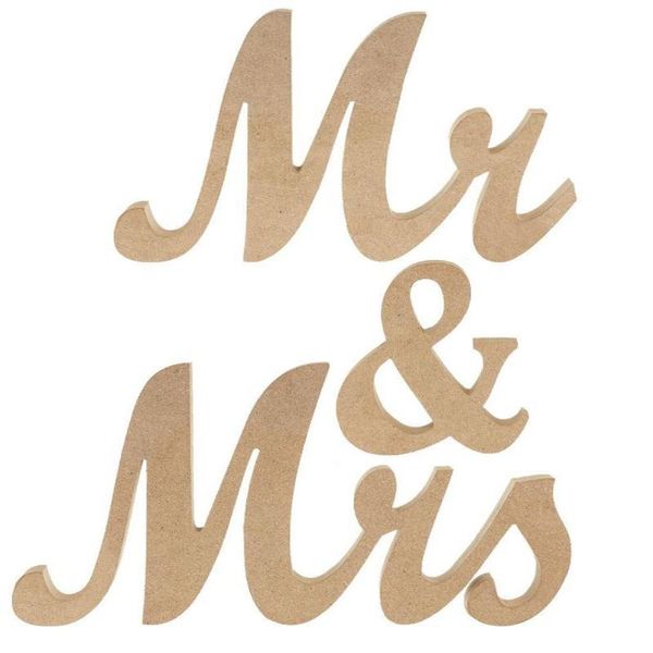

party decoration vintage styleÂ mr & mrs wooden letters for wedding diy