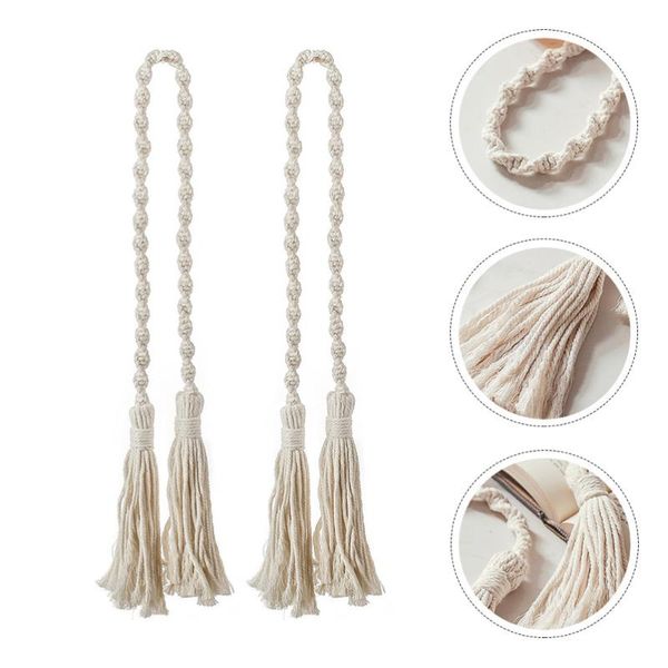 

pcs curtain tieback cotton holder decorative strap with tassel other home decor