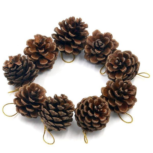 

christmas decorations promotion pack of 9 decorative hanging pinecone tree