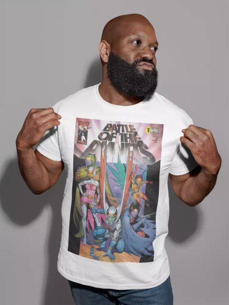 

battle of the planets t-shirt tee cartoon 80s retro tee g-force poster, White;black