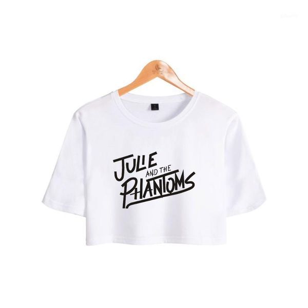 

women's t-shirt julieÂ andÂ theÂ phantoms high street dance summer letter printing loose casual harajuku style streetwear, White