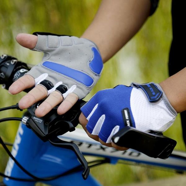 

sports gloves ridding gym heavyweight non-slip damping weight lifting body building training sport fitness, Black