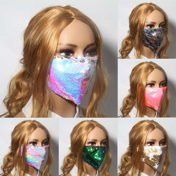 

color bead sequin fashion party personality trend mask pm2.5