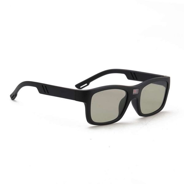 

highend accessories renn rts new fashion instant colorchanging sun discolor for men square driving glass, Black