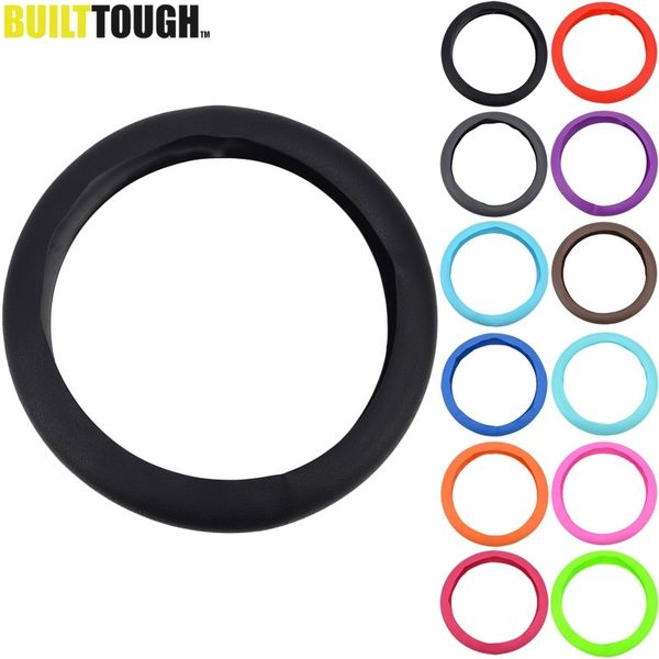 

1pc for auto leather texture silicone steering wheel glove cover soft silicon universal car styling