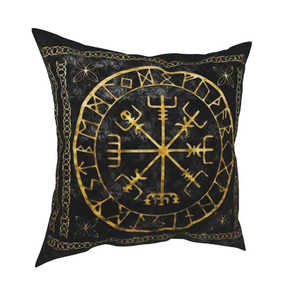 

cushion/decorative pillow viking celtic golden cover pillowcase printing fabric cushion decor case living room square 40*40cm 45*45cm