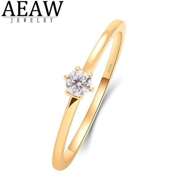 

cluster rings 0.1ct gh color si round cut real natural diamond or moissanite engagement ring solid 10k yellow gold for women lady, Golden;silver