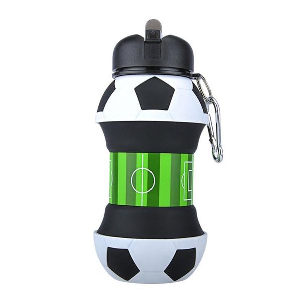 

water bottle grade outdoor sports silicone portable anti-fall and leak-proof for students