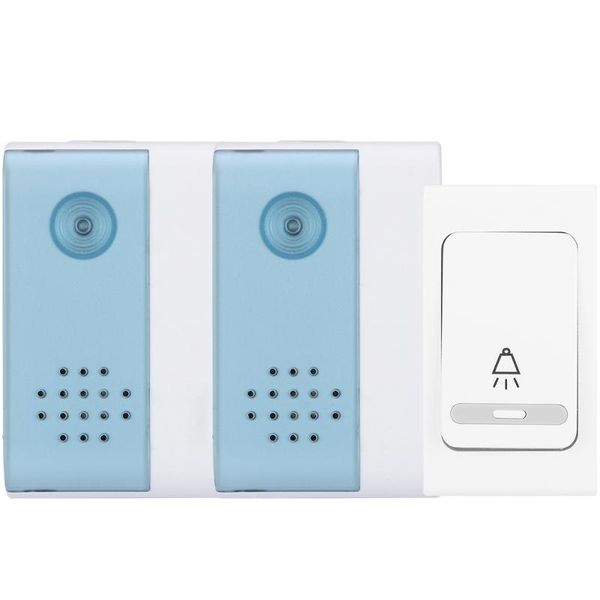 

wireless remote doorbell digital door chime music ring bell 1 transmitter 2 receivers doorbells