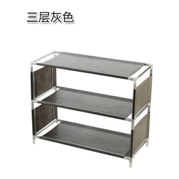 

shoe racks storage organizer diy assembled plastic multiple layers shoes shelf stand holder door stackable rack save space clothing & wardro