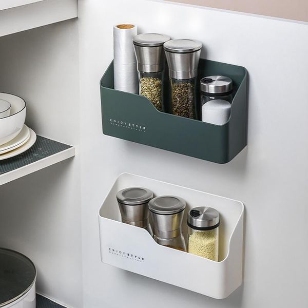 

storage bottles & jars simple wall hanging box home kitchen seasoning bottle cabinet inner