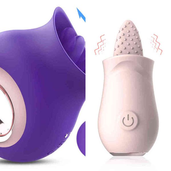 Nxy Sex Vibratori Vibratore per le donne G-spot Lick Dildo Clit Game Stimolatore Orale Tong Figa Vagina Giocattoli Masturbazione 1222