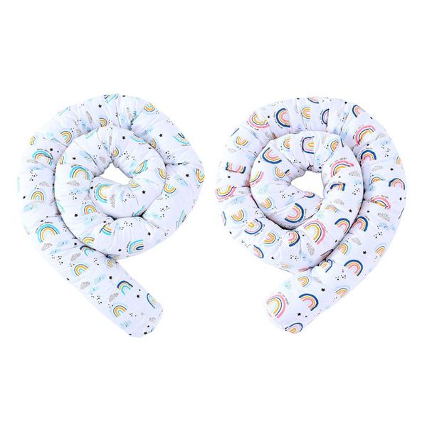 

cot bed bumper breathable crib for baby cotton liner roll 2.5m pillow