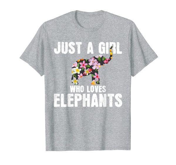 

Elephant Shirt Just A Girl Who Loves Elephants T-Shirt Gift, Mainly pictures