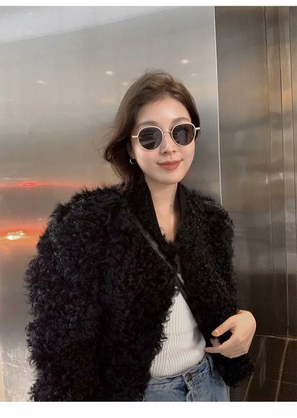 

women's jackets women autumn winter teddy curl cardigan jacket loose coat button fashion coats clothing, Black;brown