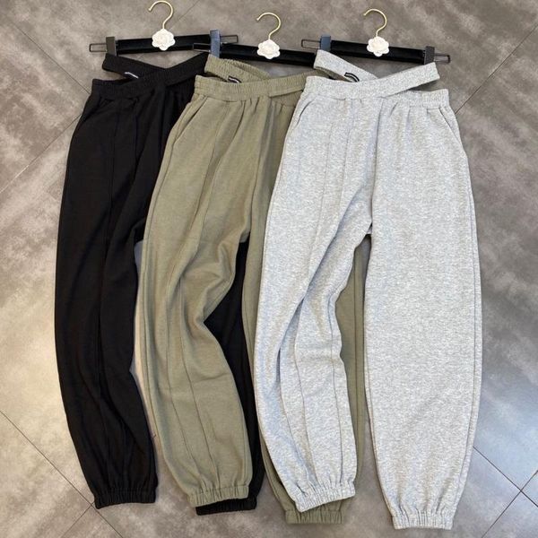 

women's pants & capris fabpop 2021 autumn arrivals elastic hollow out high waist casual long cargo women gc223, Black;white