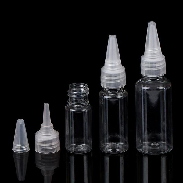 

storage bottles & jars 10/20/30ml transparent sharp-nose bottle plastic emepty watercolor paint sample