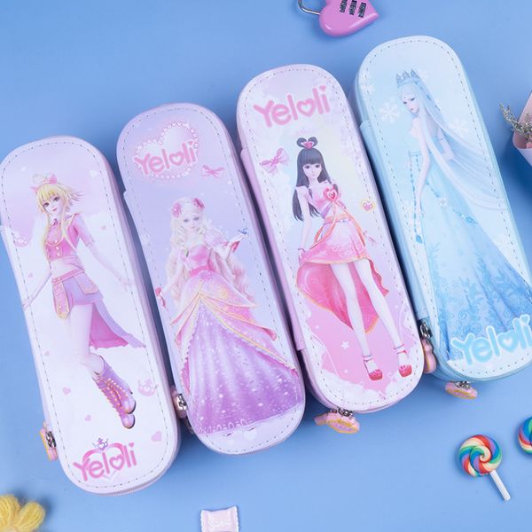 

pencil mai he stationery ye luoli double layer case large capacity case cartoon student mhl070622