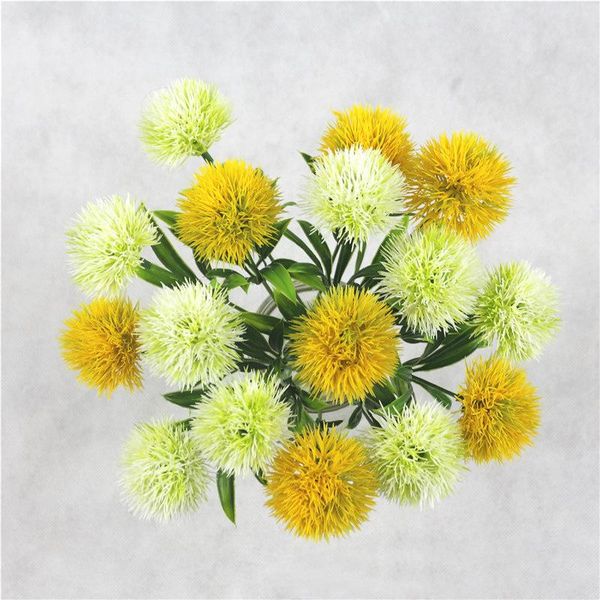 

decorative flowers & wreaths 6pieces plastic dandelion household products vases for home decoration bridal wedding accessories clearance art