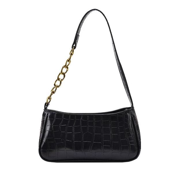 

evening bags 2021 arrivals women shoulder bag for female pu leather crocodile pattern design simple style retro underarm