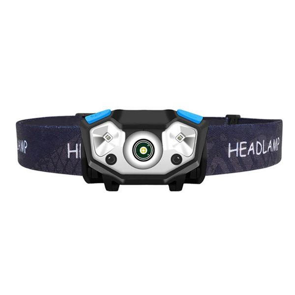 

headlamp cycling abs night riding waved induction running waterproof lightweight hiking usb charging camping portable outdoor headlamps