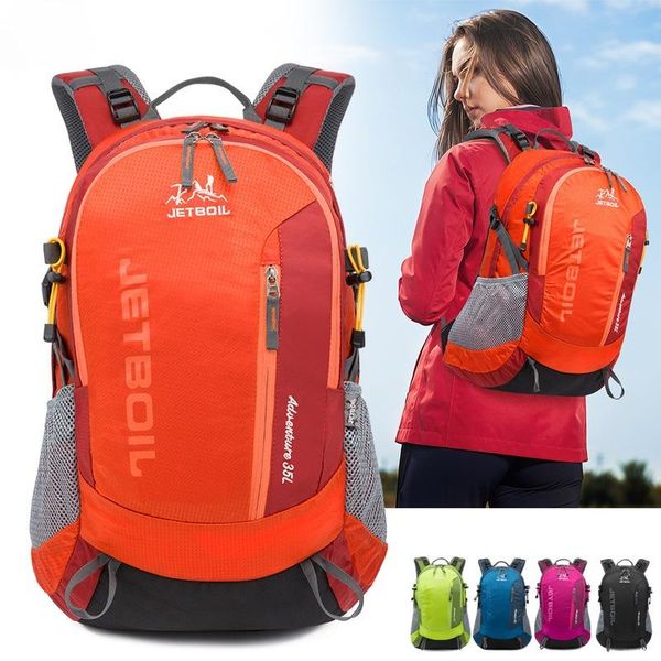 

outdoor bags hiking backpack nylon waterproof breathable small portable mountaineering camping travel bag for men and women