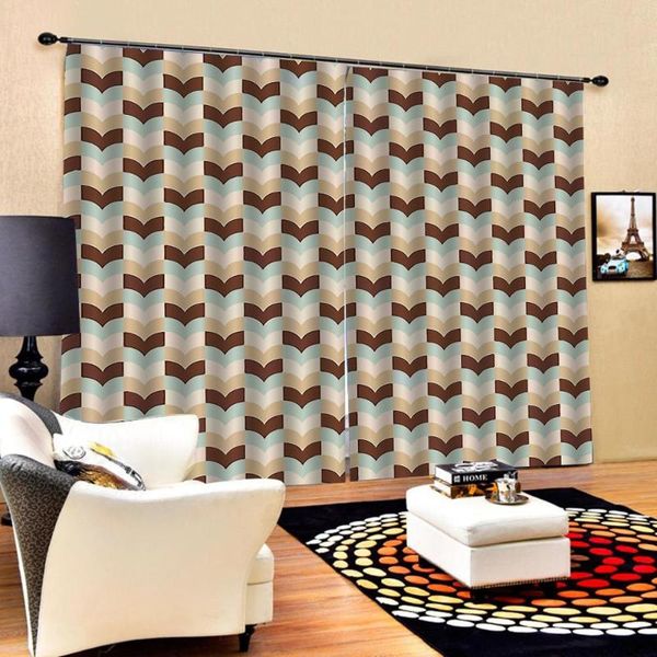 

curtain & drapes simple curtains customized size luxury blackout 3d window for living room decoration