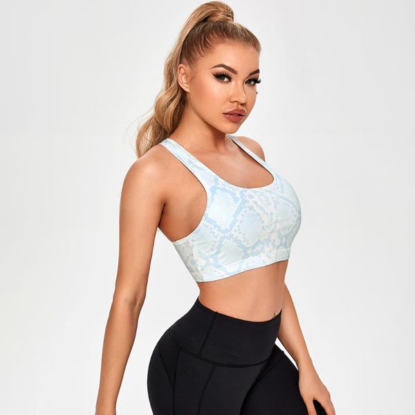 

yoga outfit sports bras for women padded hollow back bra crop workout activewear