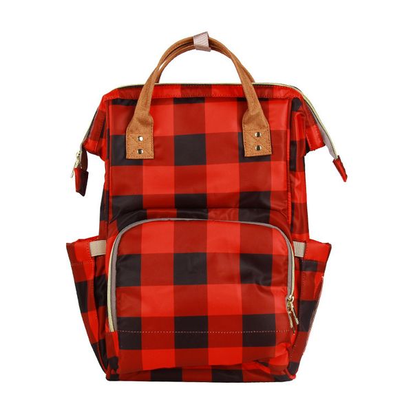 

factory wholesale new popular lattice bag backpack men's outdoor diaper bag