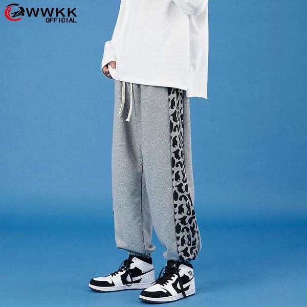 

japanese fashion harajuku streetwear pants for men ribbon pockets cargo joggers casual men's trousers hip hop, Black
