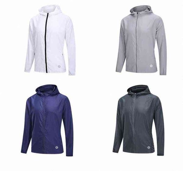 

men's jackets mens outwear lulu jacket align jackets yoga sport quick drying zipper hoodeis sweatshirts running fitness breathable leis, Black;brown