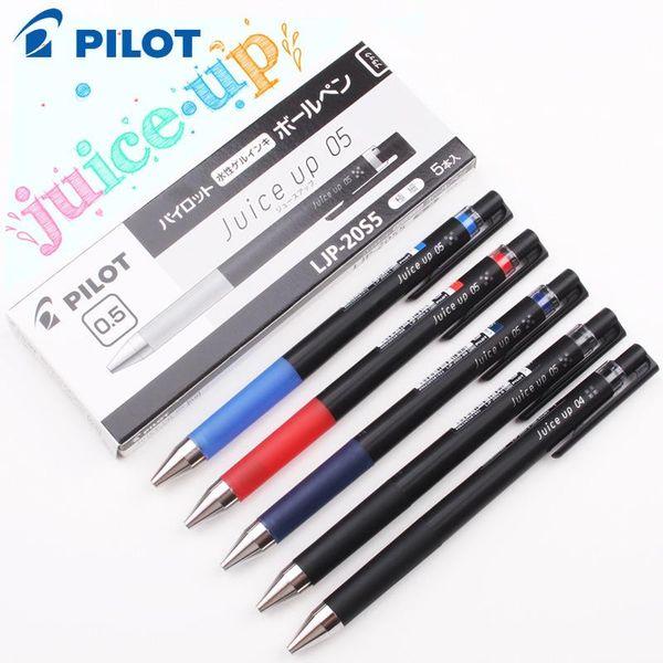 

ljp-20s4/s5 0.4mm written width juice up gel pen pens gel-ink for school black blue-black blue red ink lp3rf refills