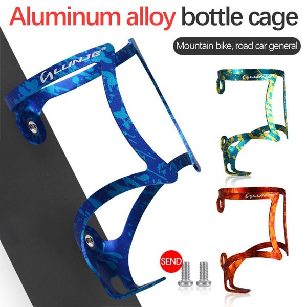 

mountain bike bottle cage aluminum alloy ultralight bicycle kettle rack drink water cup holder for outdoor accessories bottles & cages