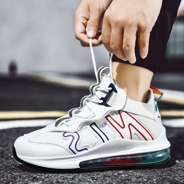 

spring trend air cushion mens sneakers male breathable casual sneakers for men white mesh sport shoes men trainers zapatillas