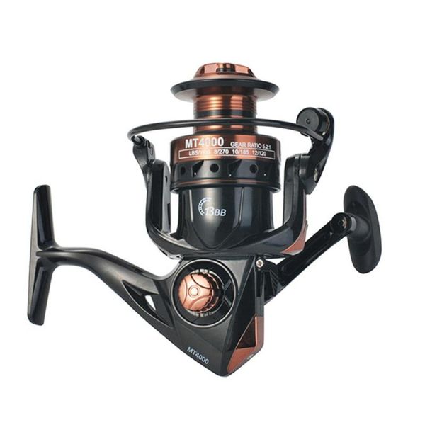 

fishing reel long distance casting spinning metal line winder reels handle spool saltwater baitcasting