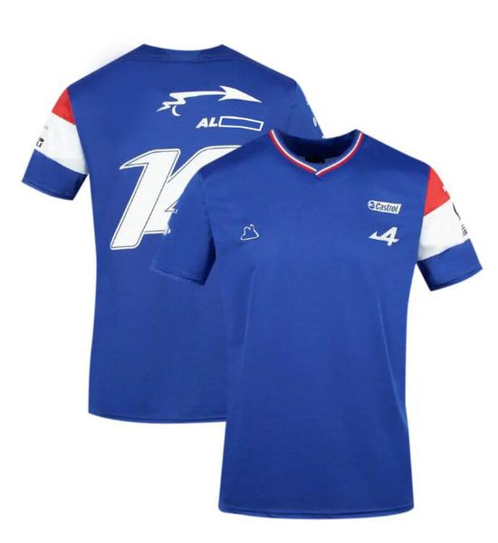 

2021f1 formula one t-shirt summer team round neck shirt same style customization