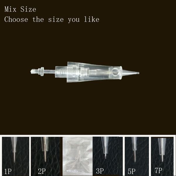 

tattoo needles 100pcs permanent makeup needle cartridge for eyebrow or lip with 1p,2p,3p,5p,7p size