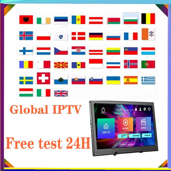 

global. european iptv list. m3u format. support smart tv. mobile phone. tablet pc. android. apple system. applicable to all kinds of app. 24